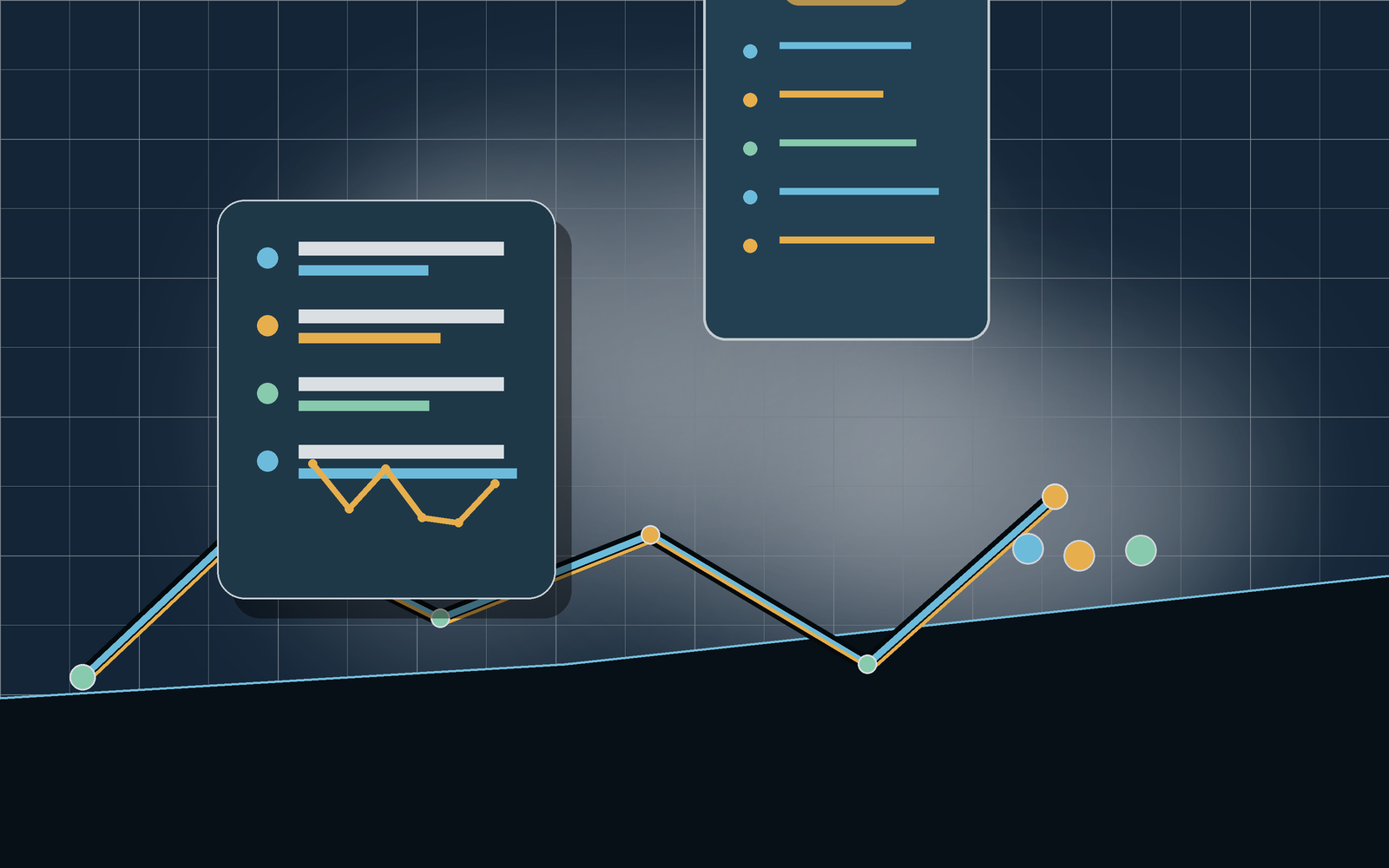 Manual logging dashboard with workout rows and progress cards.