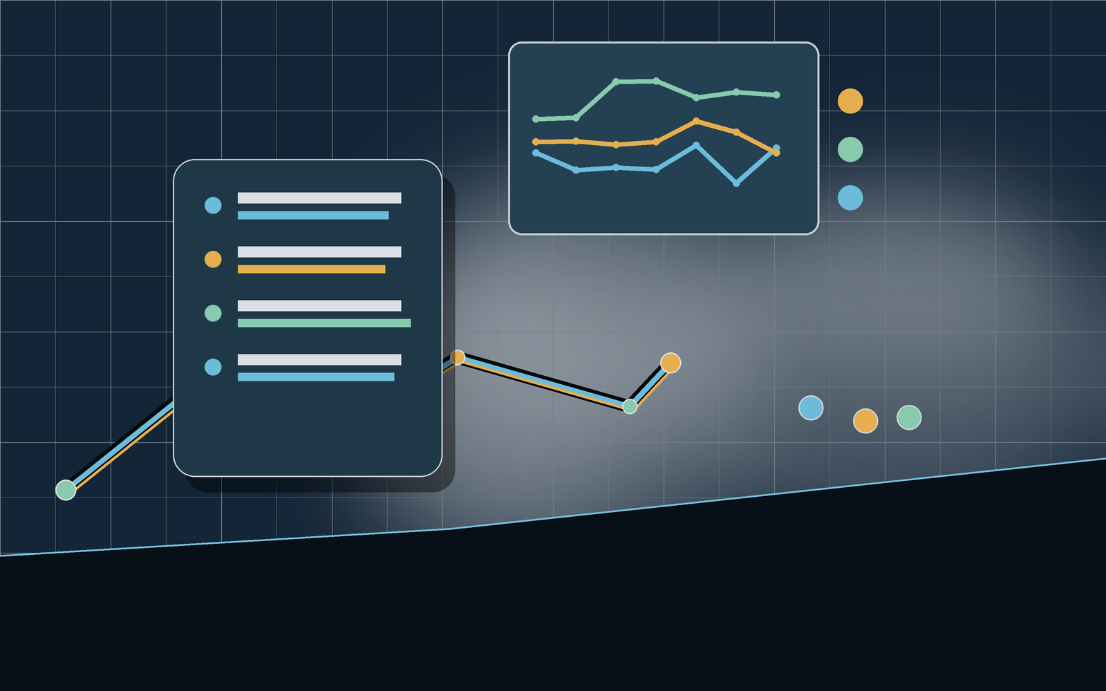 Training guide dashboard with citation markers and workout charts.