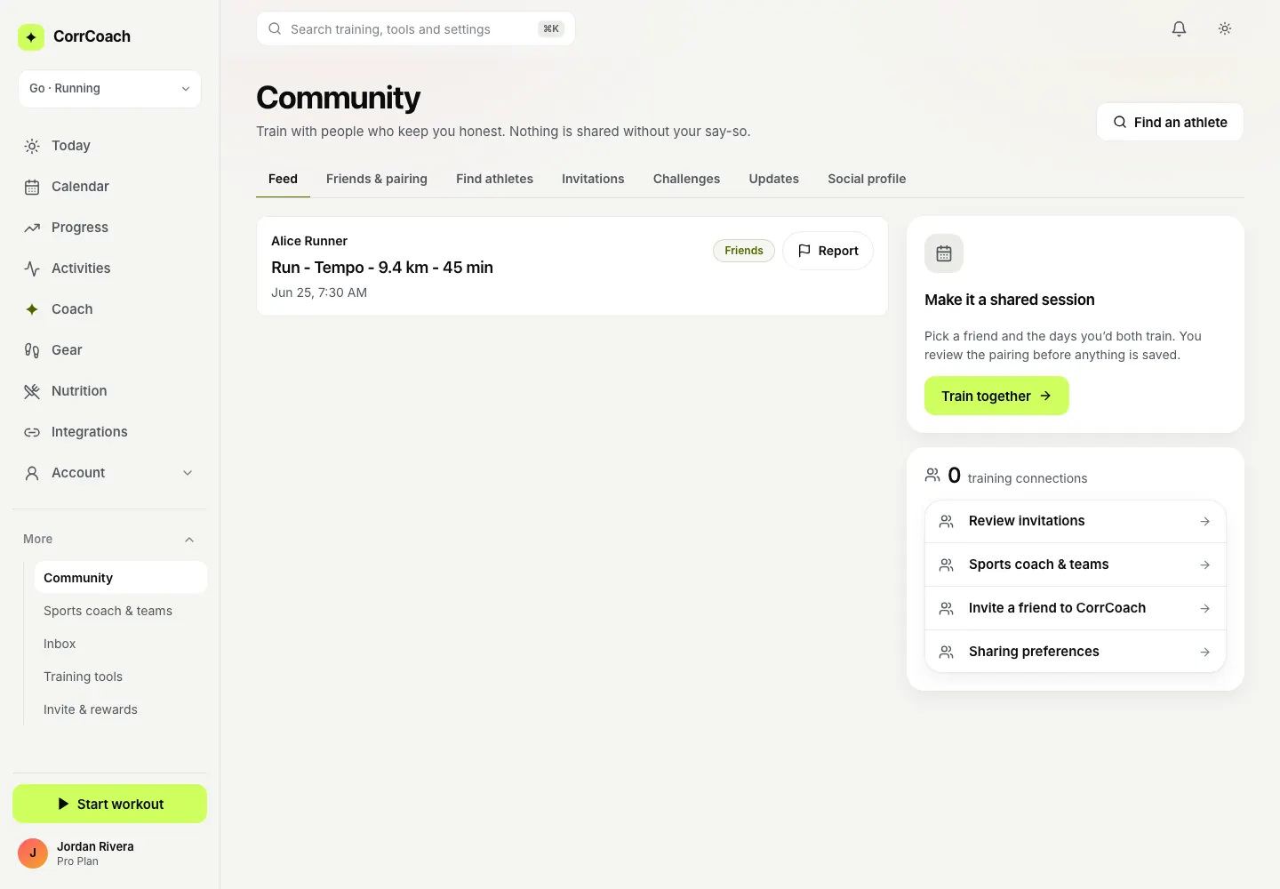 The community page on the web.