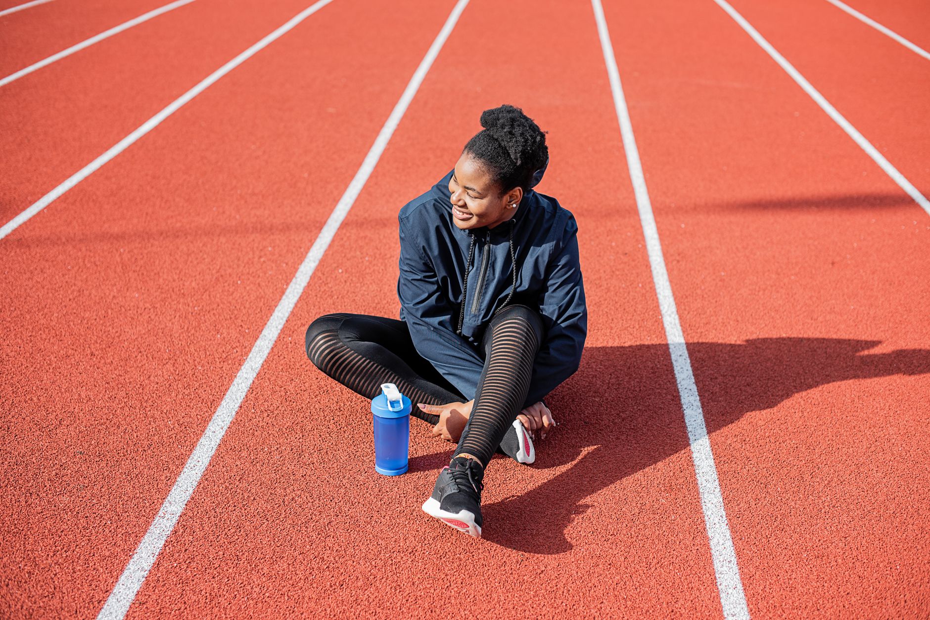 Athlete training scene for Best app for add-on features that do not clutter the main screen.